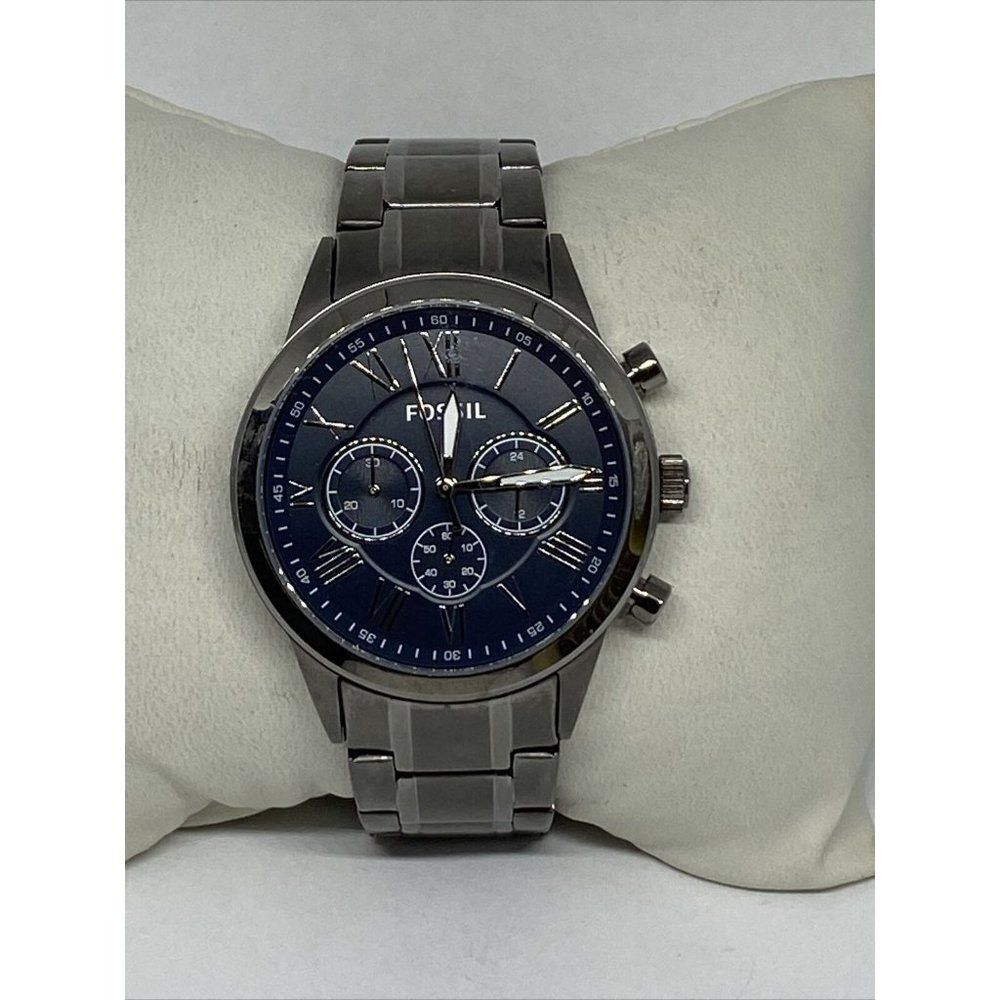 Fossil BQ1738 Men's Grey Stainless Steel Analog Di